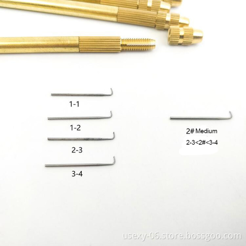 Useful Hair Wig Needle for Hair Extension Tools Metal Hair Knitting Needle
